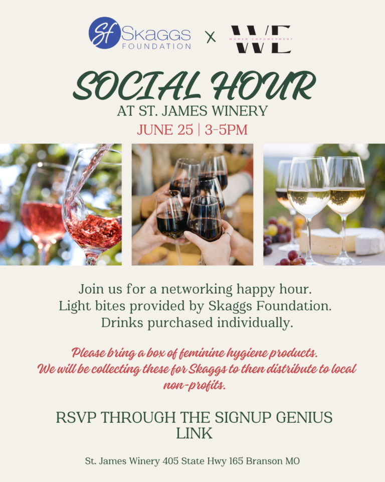 Skaggs Foundation Social Hour Flyer